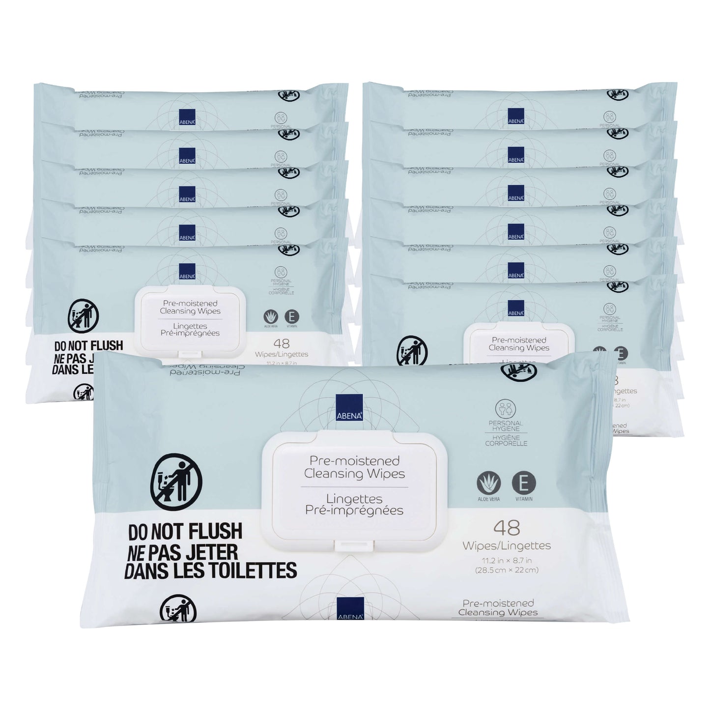 Wet Wipes for Sensitive Skin, Hypoallergenic, Adult Wipes for Incontinence & Cleansing
