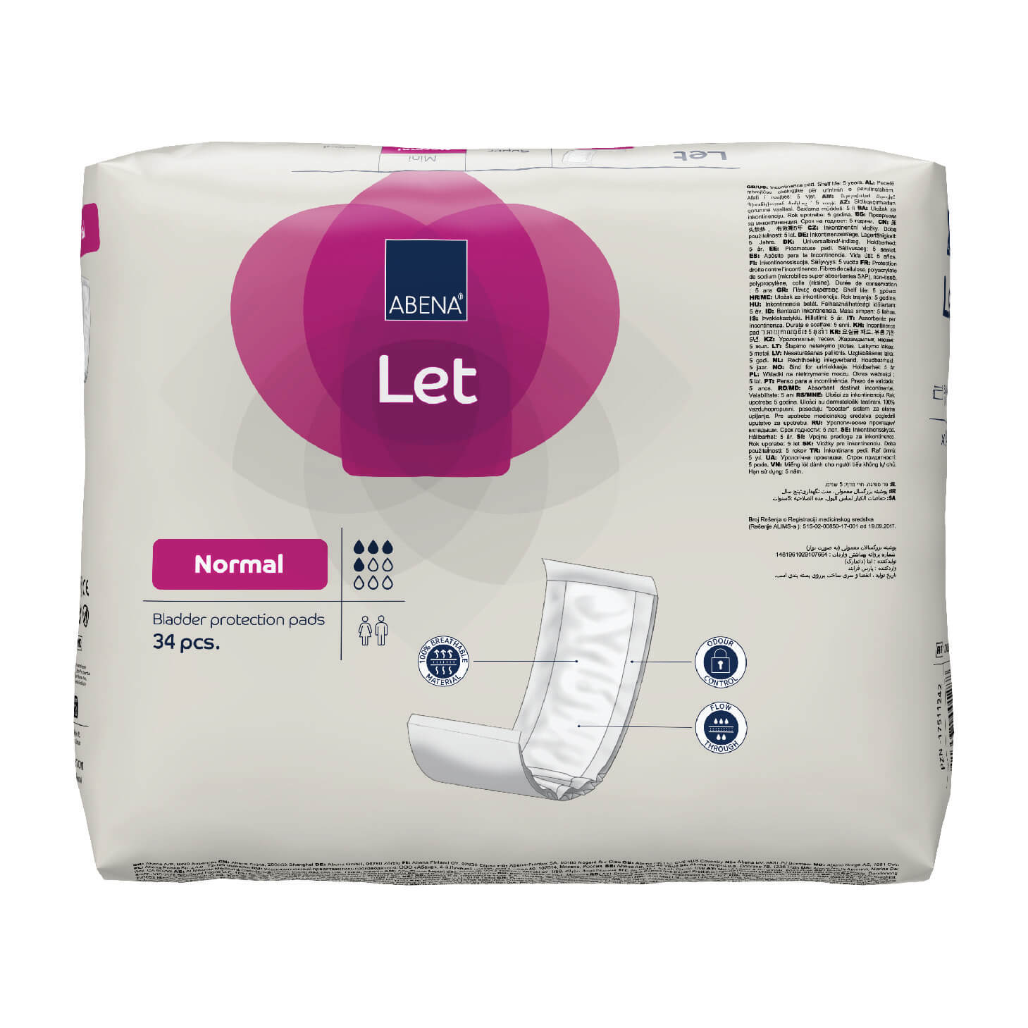 Premium Incontinence, Super-absorbent, Bladder Protection Booster Pads