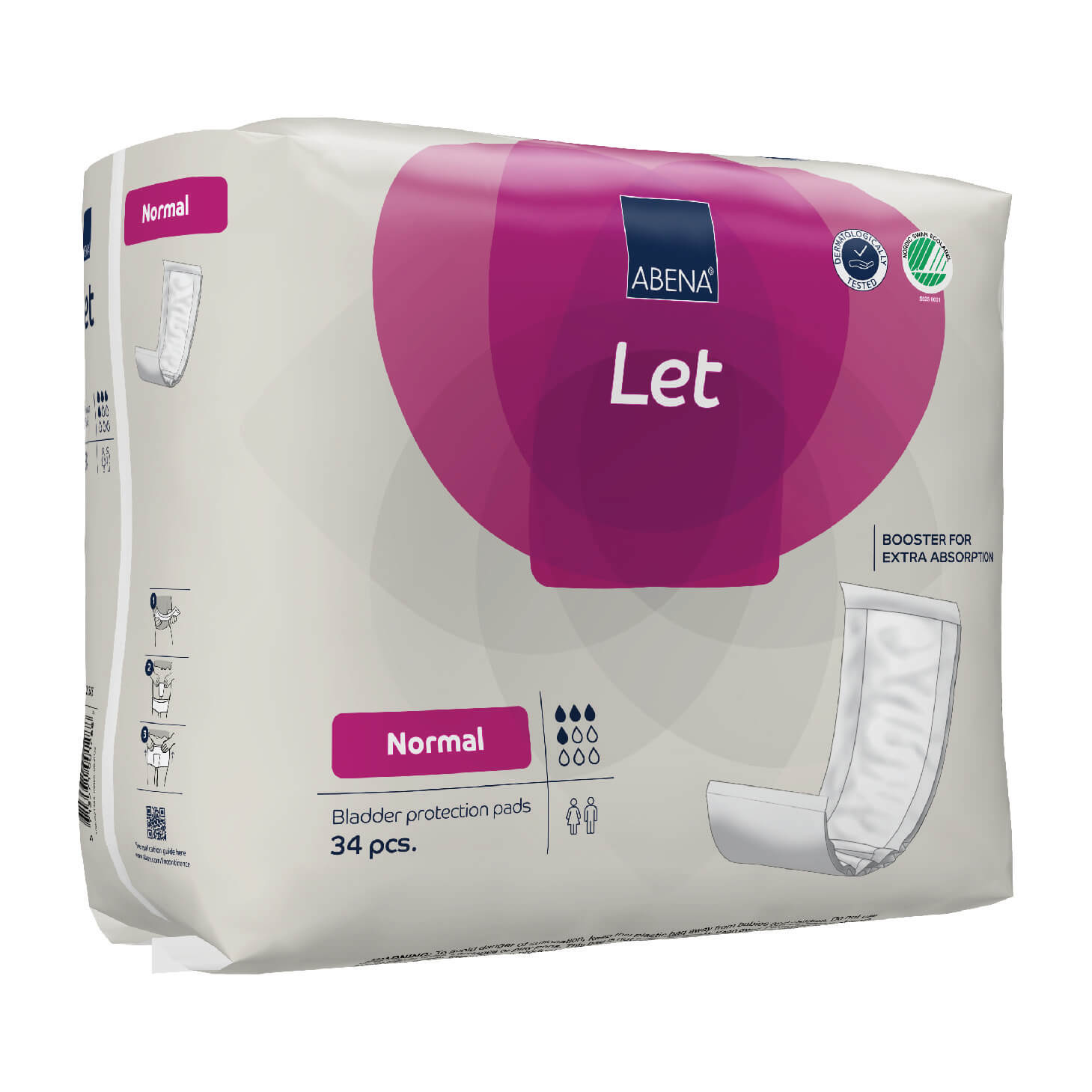 Premium Incontinence, Super-absorbent, Bladder Protection Booster Pads