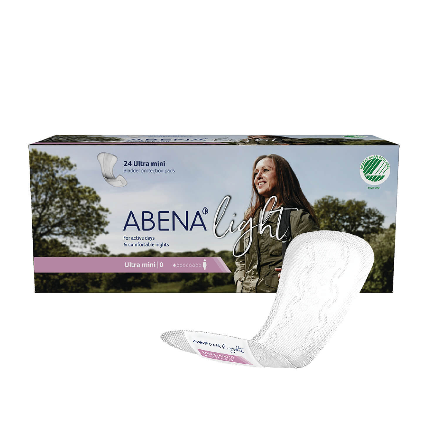 ABENA Light Size Ultra Mini - Discreet Pad for Light Incontinence