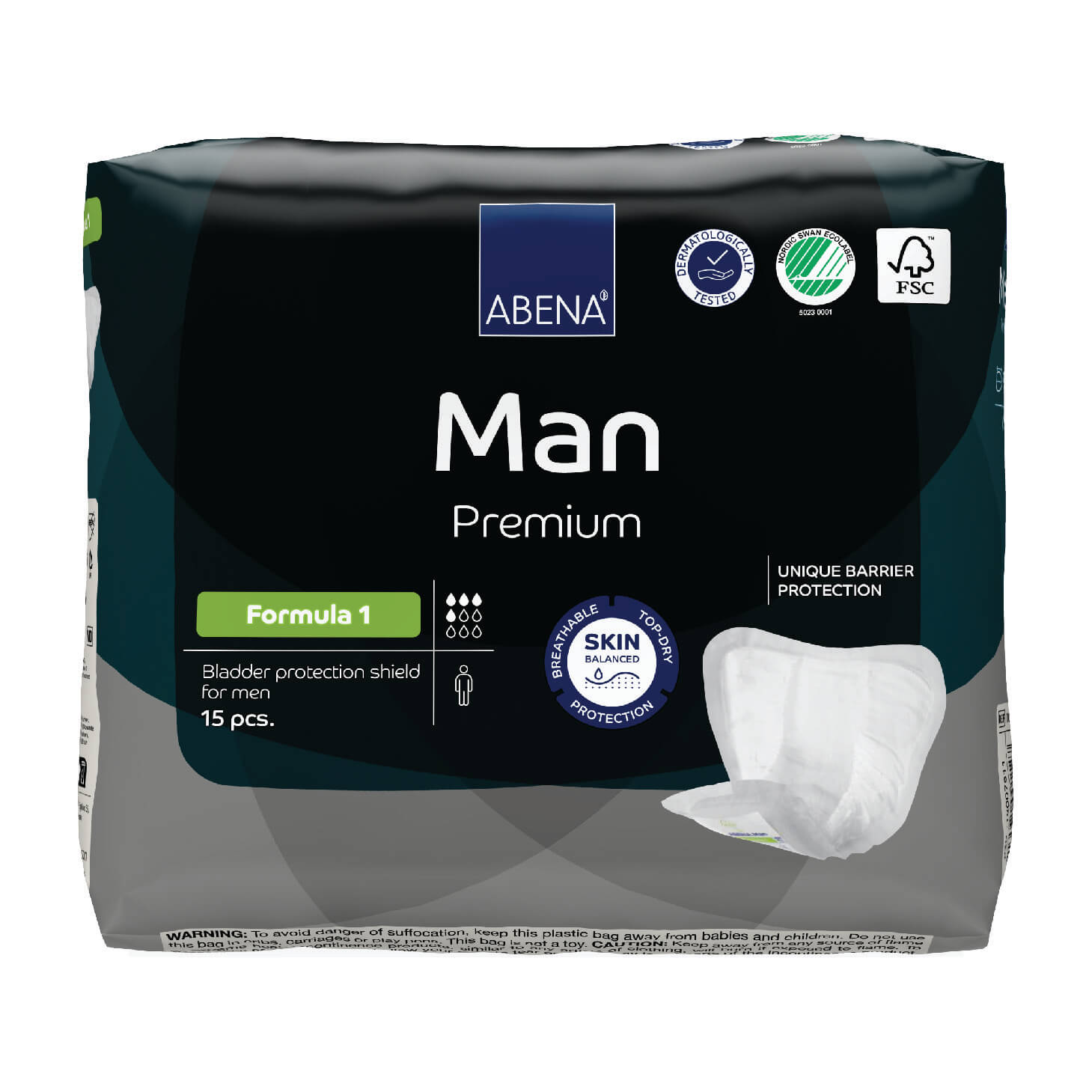 Premium Incontinence, Bladder Protection Shield for Men, Male Guards