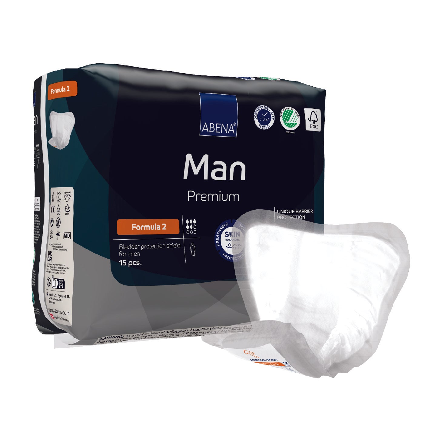 Premium Incontinence, Bladder Protection Shield for Men, Male Guards