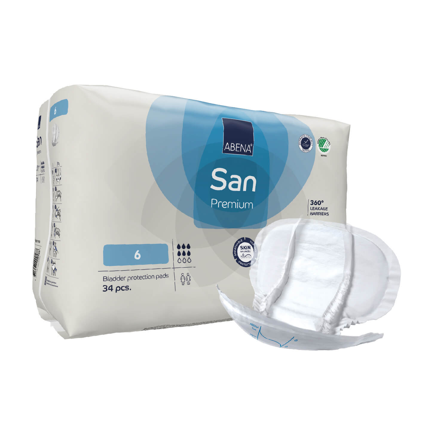 Premium Incontinence Bladder Protection Pads, Fast Absorption, Fully Breathable, Leakage Barriers