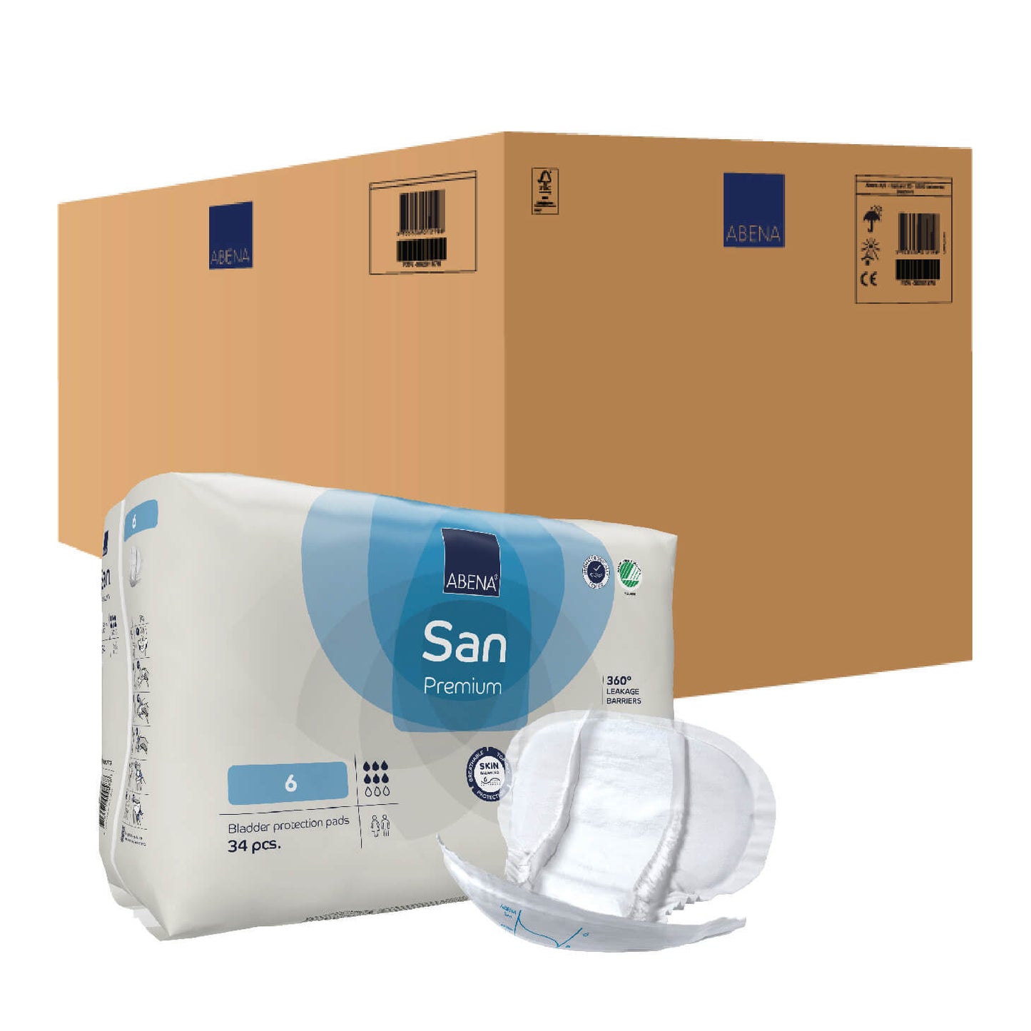 Premium Incontinence Bladder Protection Pads, Fast Absorption, Fully Breathable, Leakage Barriers