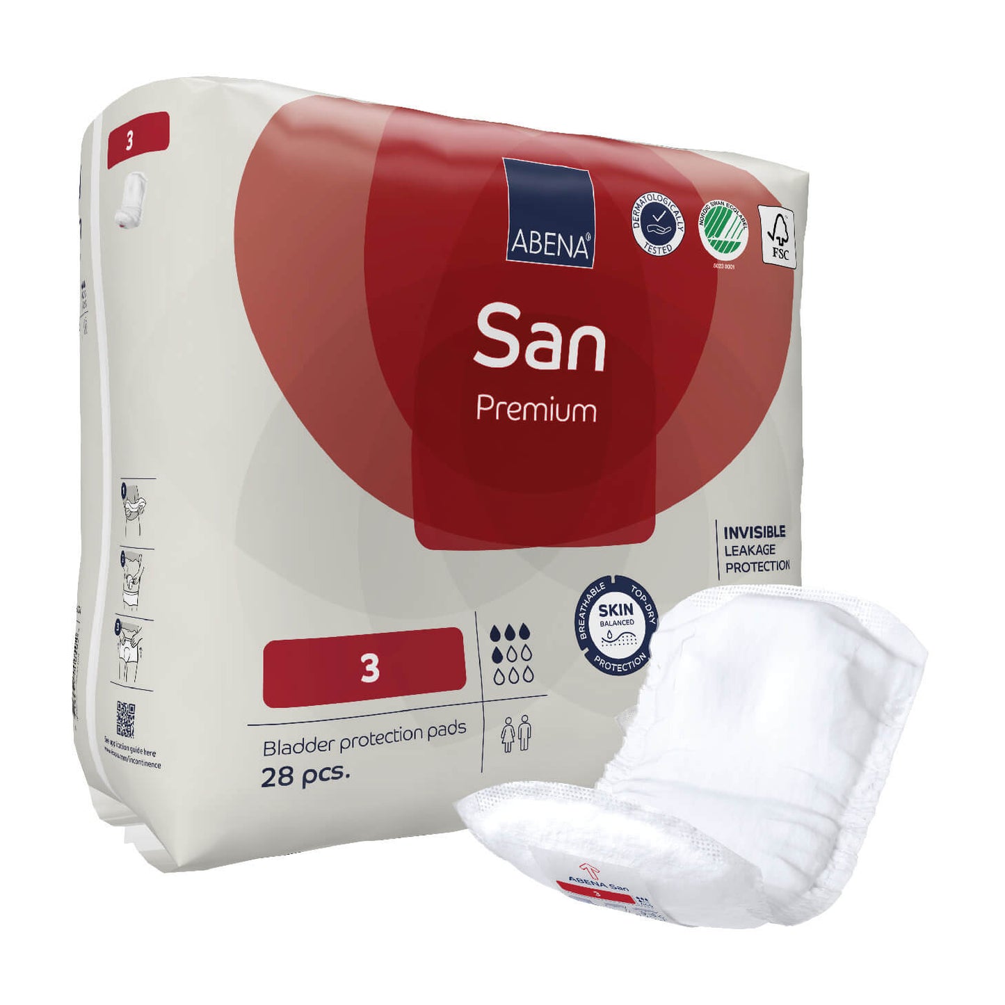 Premium Incontinence Bladder Protection Pads, Fast Absorption, Fully Breathable, Leakage Barriers