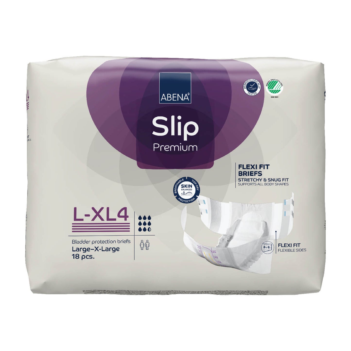 Premium Incontinence Briefs, Fully Breathable, Super Absorption, Maximum Leakage Protection, Flexible Fit