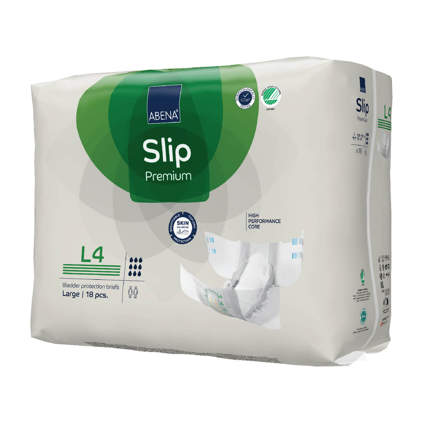 Premium Incontinence Briefs, Fully Breathable, Super Absorption, Maximum Leakage Protection