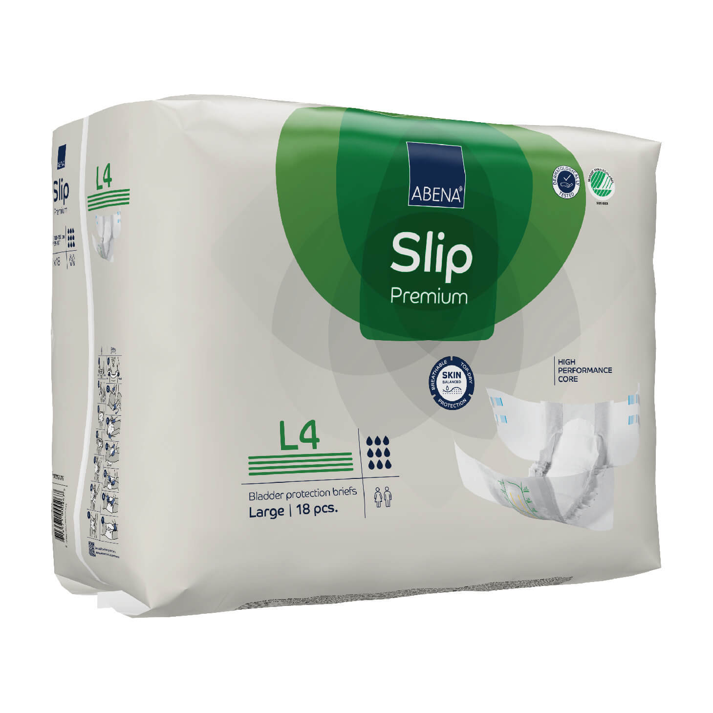 Premium Incontinence Briefs, Fully Breathable, Super Absorption, Maximum Leakage Protection