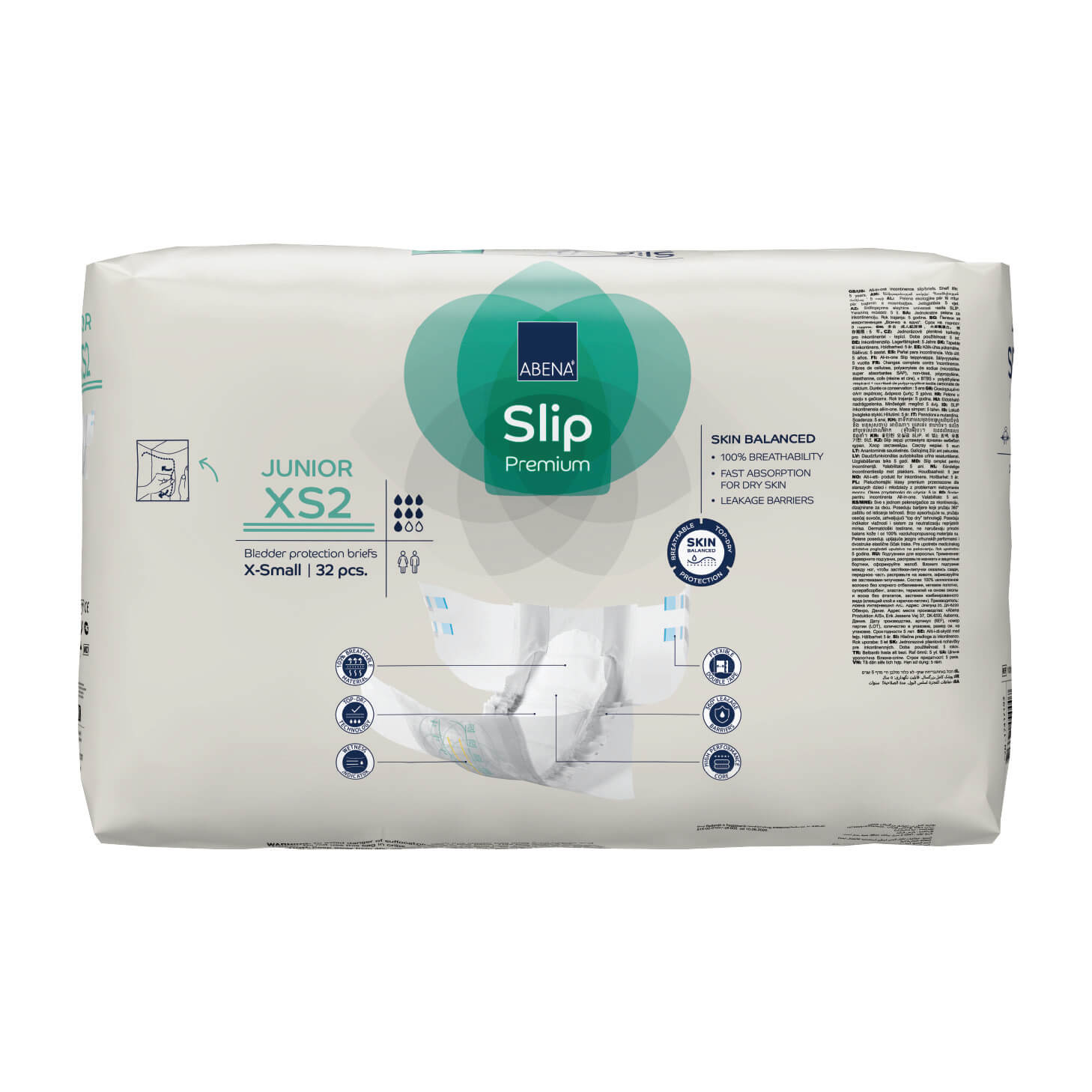 Premium Incontinence Briefs, Fully Breathable, Super Absorption, Maximum Leakage Protection