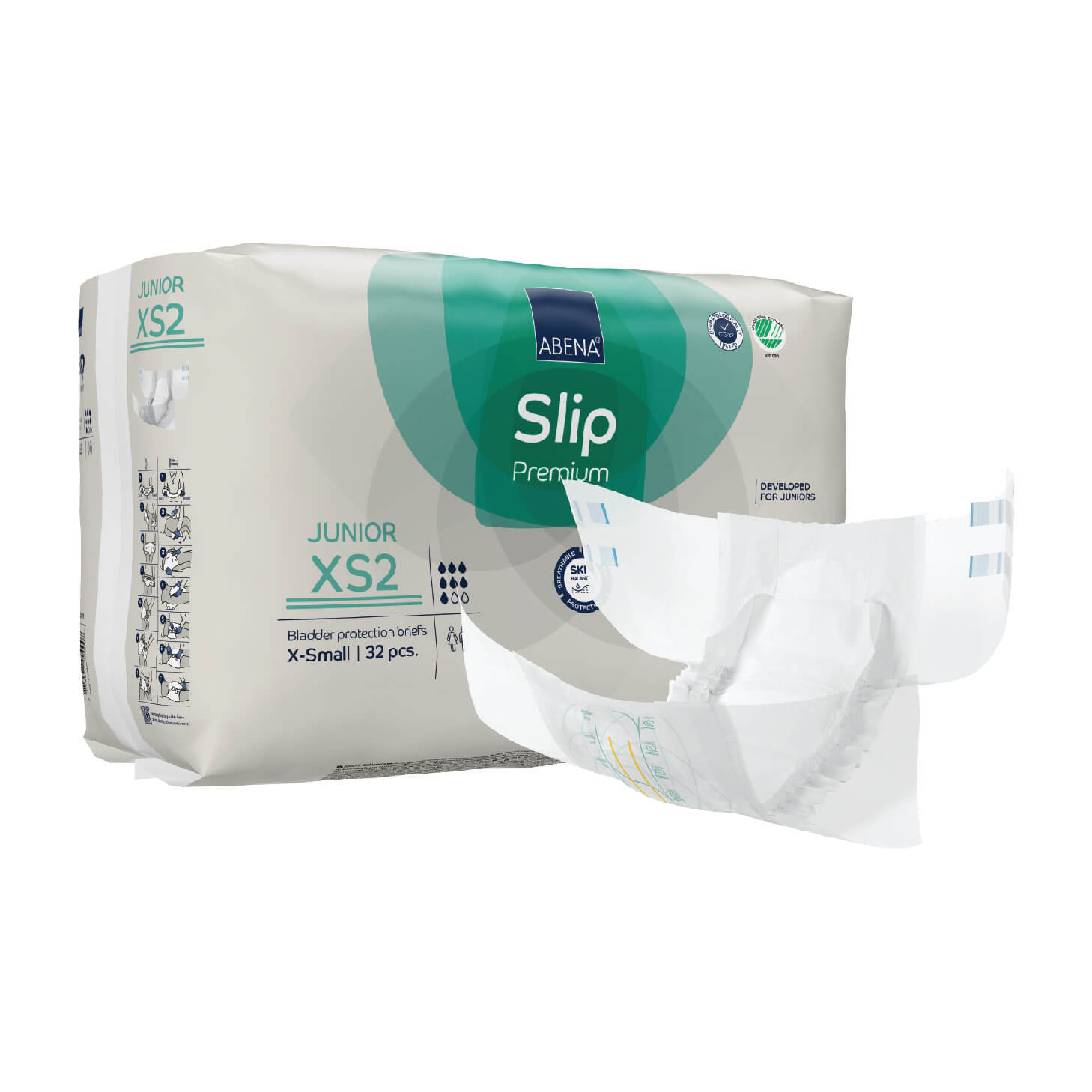Premium Incontinence Briefs, Fully Breathable, Super Absorption, Maximum Leakage Protection