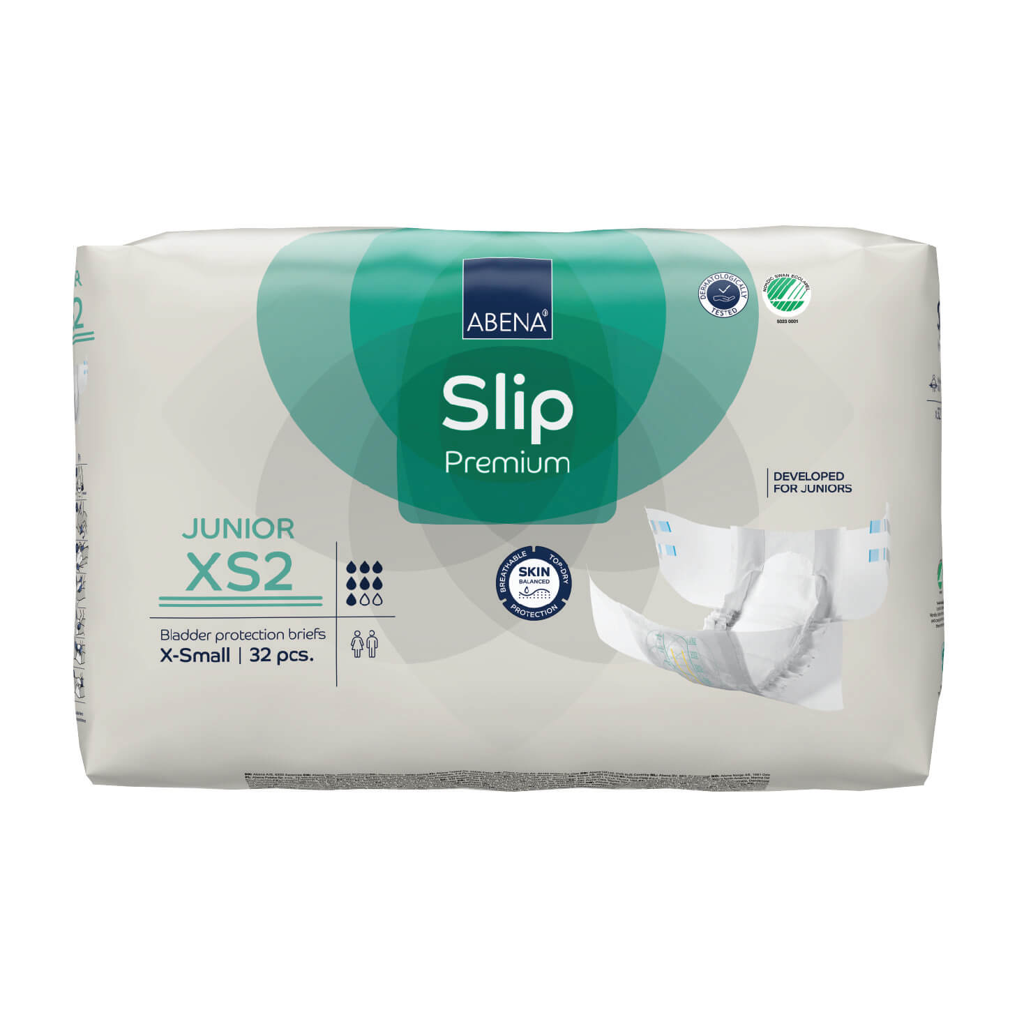 Premium Incontinence Briefs for Juniors, Fully Breathable, Super Absorption, Maximum Leakage Protection