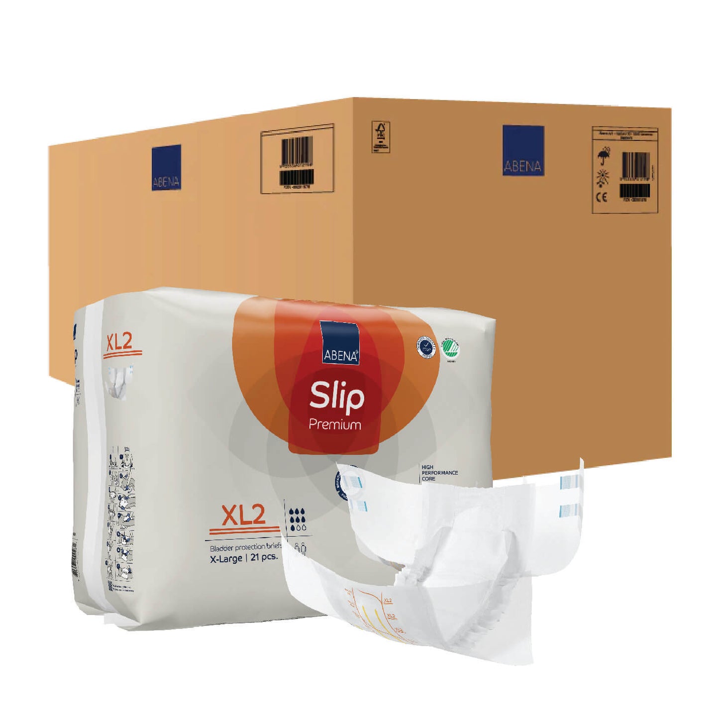 Premium Incontinence Briefs, Fully Breathable, Super Absorption, Maximum Leakage Protection