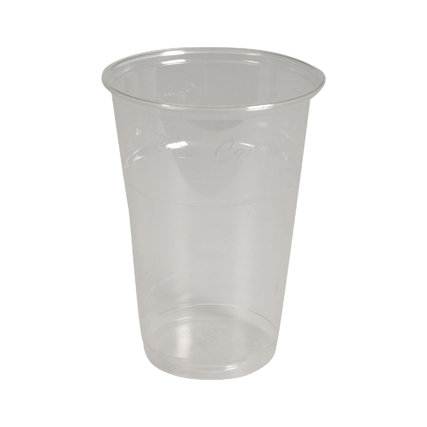 100% Compostable Clear PLA Disposable Cup