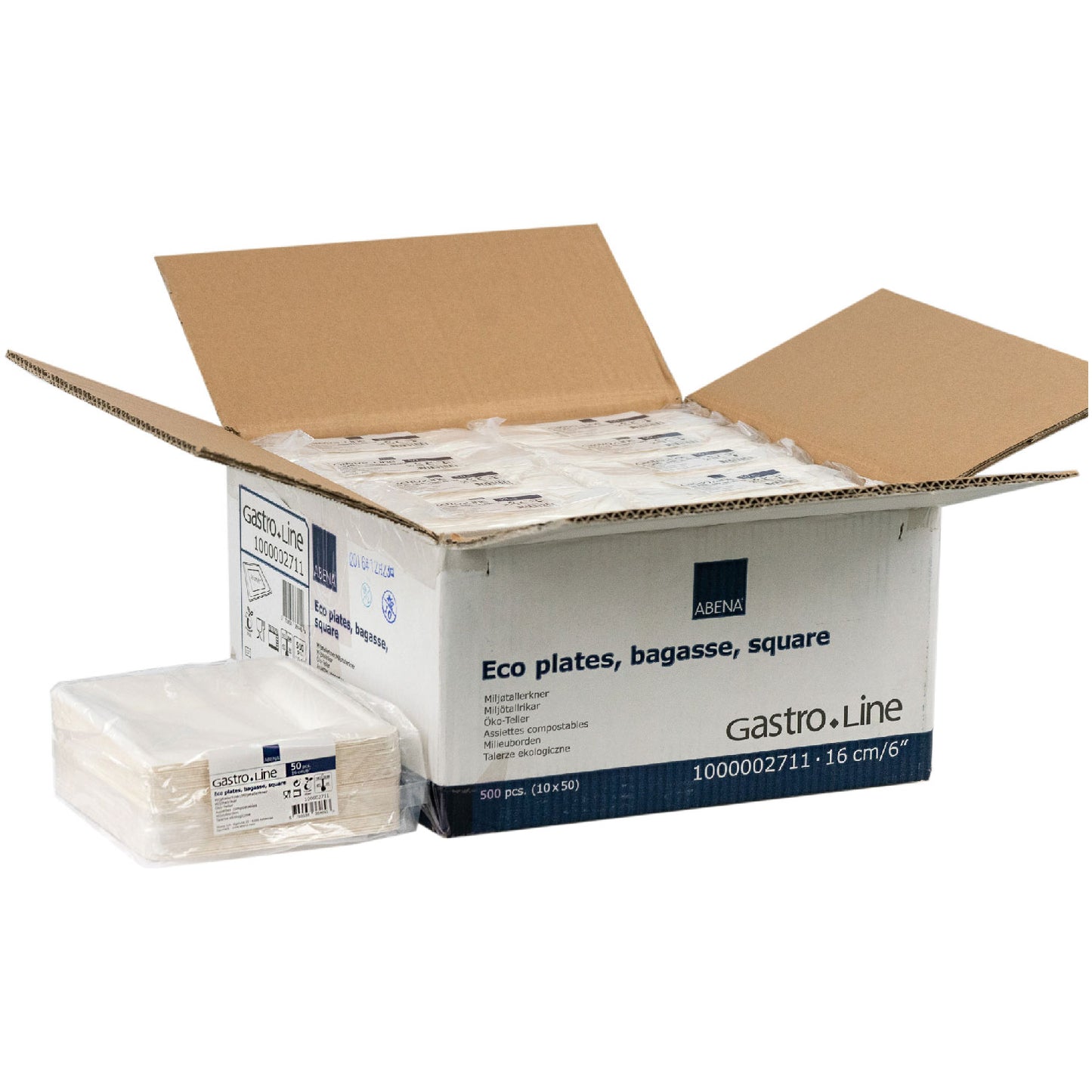 100% Compostable Sugarcane/Bagasse Plates
