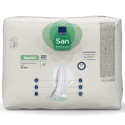 ABENA San Special unisex incontinence pads for fecal and urinary incontinence