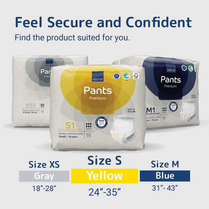 ABENA Pants S1 - Size comparison [variant:S1]