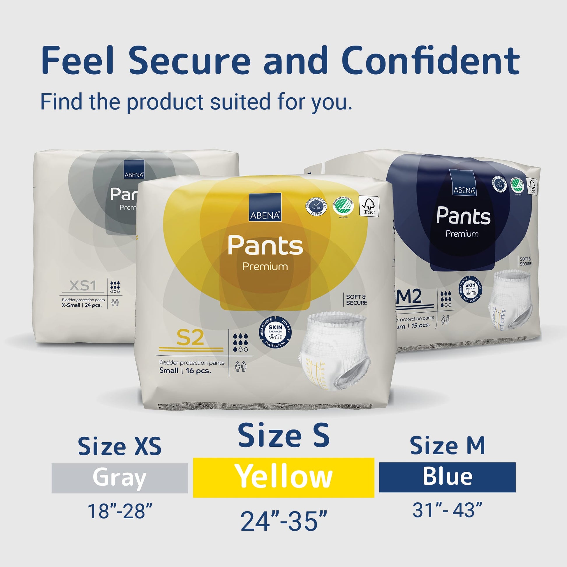 ABENA Pants S2 - Size comparison [variant:S2]