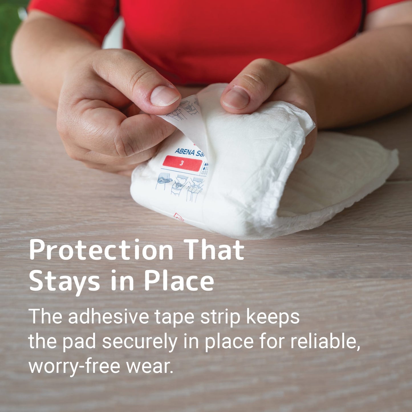 ABENA San 3 - Use adhesive tape to hold the pad in place [variant:3]