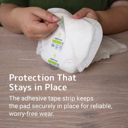 ABENA San 4 - Use adhesive tape to hold the pad in place [variant:4]