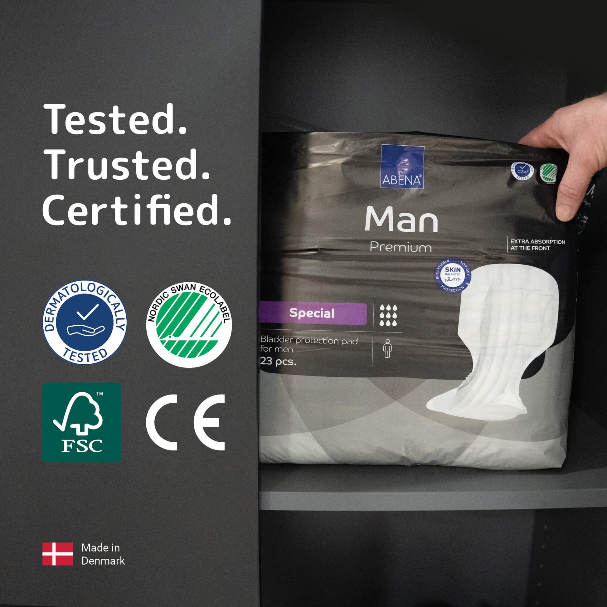 ABENA Man Special - Tested, Trusted, Certified