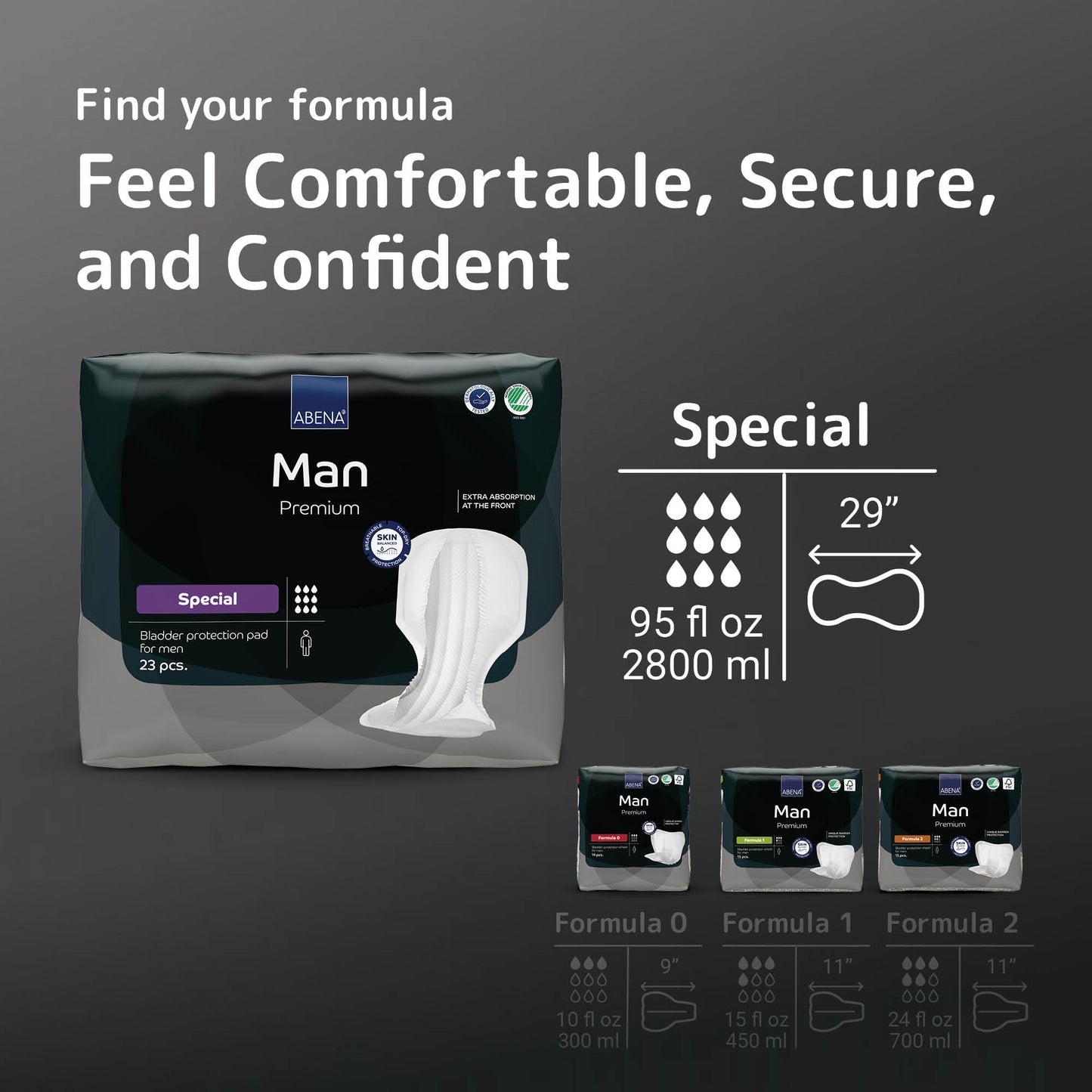 ABENA Man Special - Find your formula