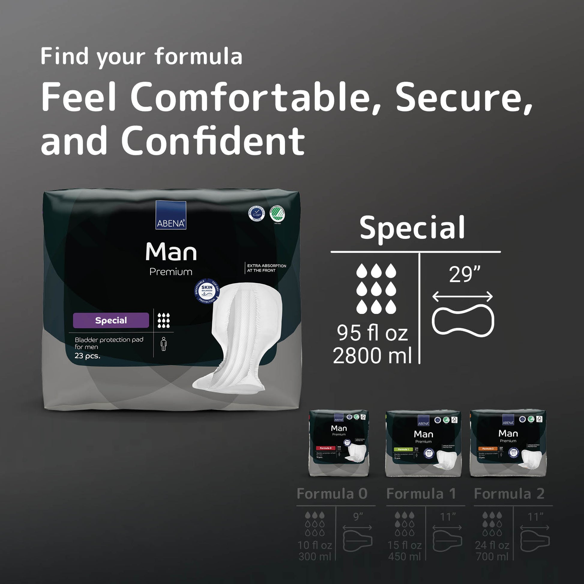 ABENA Man Special - Find your formula