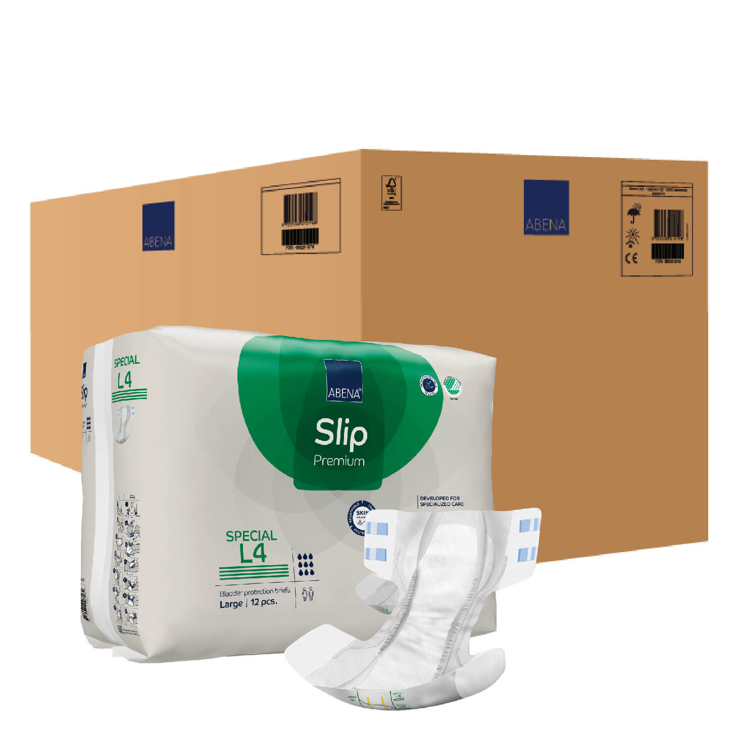 Premium Incontinence Briefs, Bladder Protection Briefs, Fully Breathable, Super Absorption, Maximum Leakage Protection