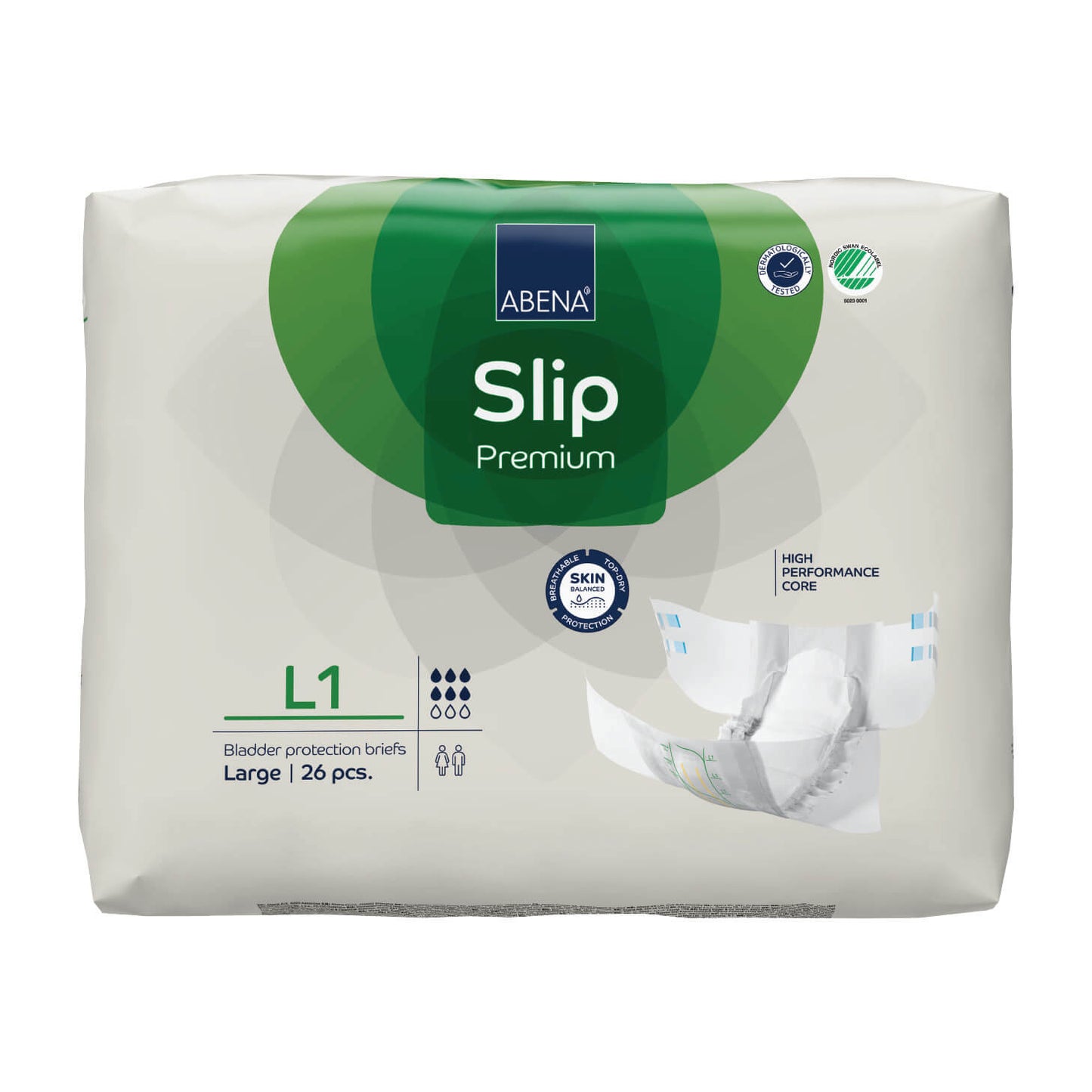 Premium Incontinence Briefs, Fully Breathable, Super Absorption, Maximum Leakage Protection