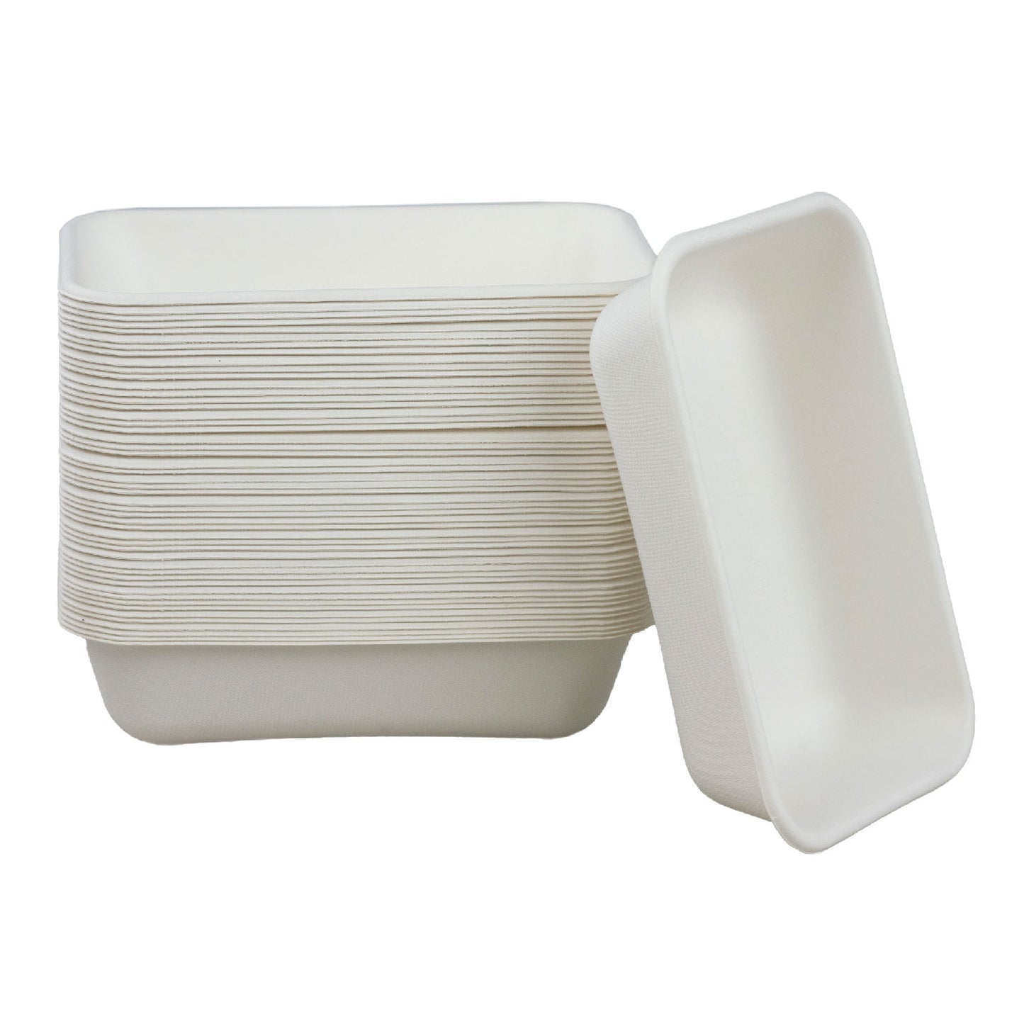 100% Compostable Bagasse To-Go Containers with Lids