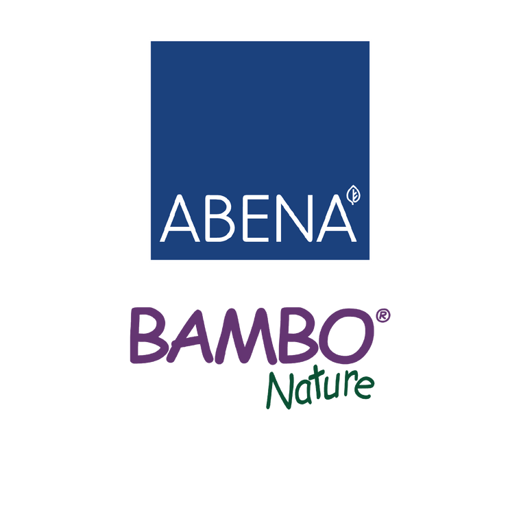 ABENA logo with family company Bambo Nature logo